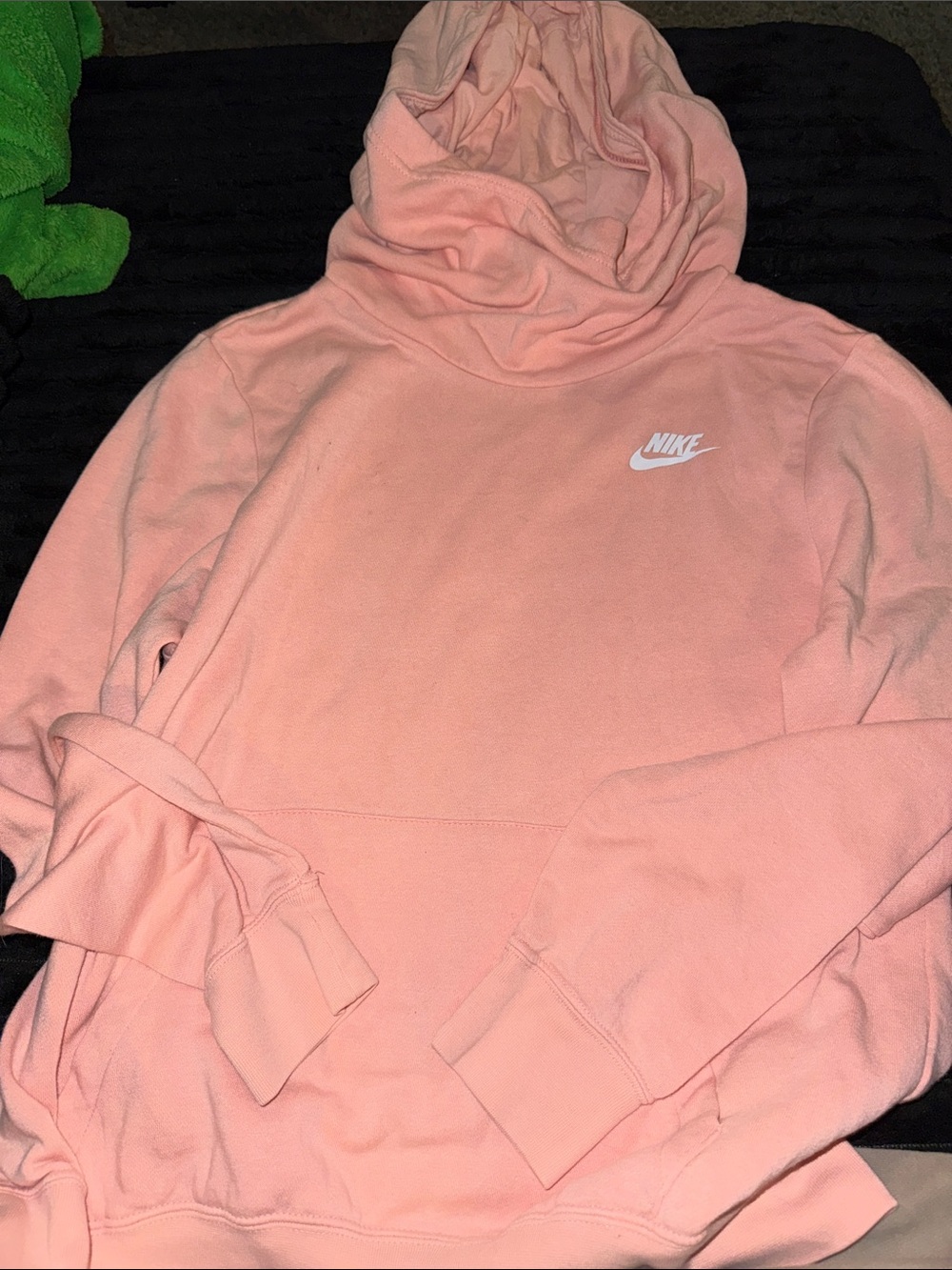 Nike Women's Peach Cowl Neck Pullover Sweater